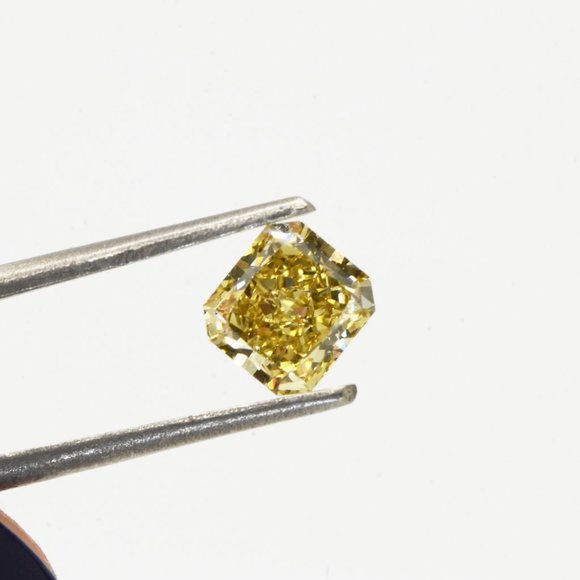 Radiant Diamond Fancy Brownish Yellow 1.08 Carat VS1 GIA Certificate - Picture 3 of 12